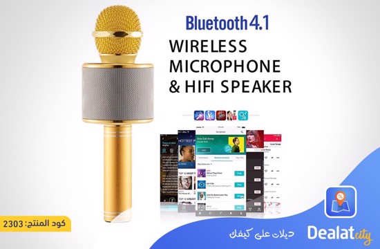 Wireless Microphone HIFI Speaker WS-858 - DealatCity Store