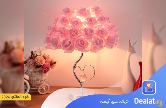 Table lamp Rose flower Night Light bedside lamp - DealatCity Store