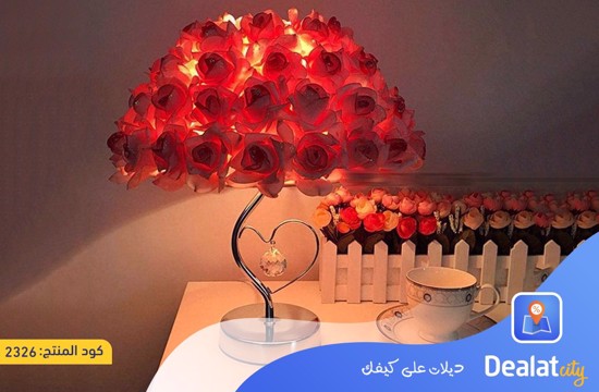 Table lamp Rose flower Night Light bedside lamp - DealatCity Store