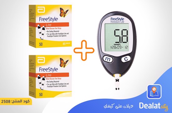 Omron Set Glucose Monitor + 100 Strips (50/Box) - DealatCity Store