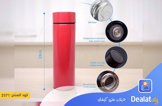 Smart 500ML Insulated Stainless Steel Vacuum Water Bottle Thermos - DealatCity Store