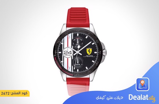 Ferrari Pilota Men Multicolor Quartz Multifunction Watch - DealatCity