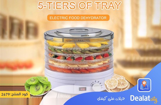 Food Dehydrator Machine 5 Tray Tier - DealatCity Store