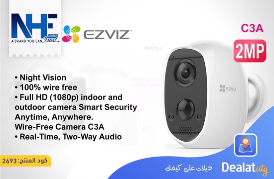 NHE EZVIZ WiFi C3A Battery outdoor 2MP Security Camera - DealatCity Store