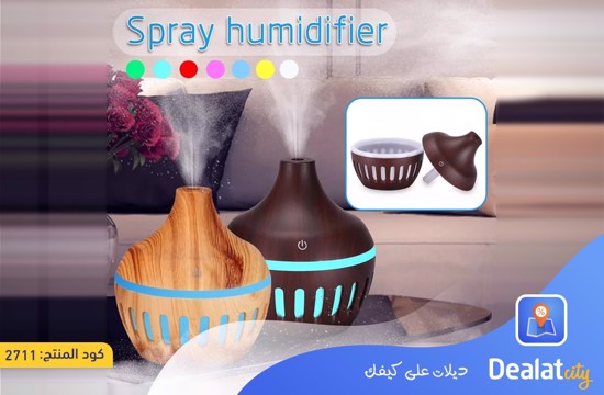 Air Humidifier Portable Mute Humidification Moisturizing USB 300ML Mist Maker With Night Light - DealatCity Store