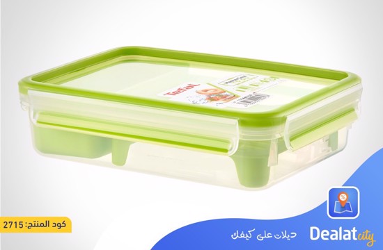Tefal Master Seal to Go Brunch Box Rectangle Food Storage - DealatCity Store