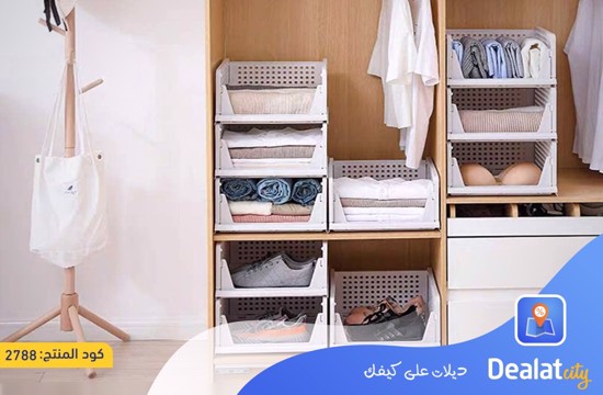 Wardrobe Partition Board Rack Home Drawer Clothes Storage Box - DealatCity Store