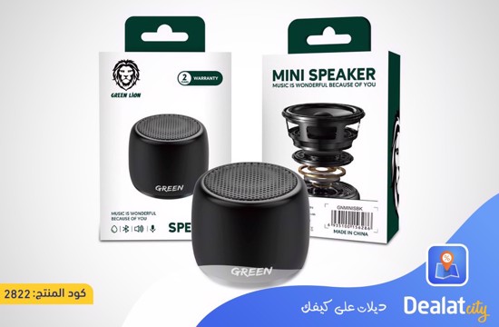 Green Mini Bluetooth Speaker - DealatCity Store