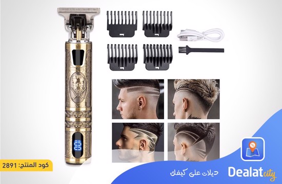 Daling Cordless Rechargeable zero T Blade Hair Trimmer with LCD - DealatCity Store