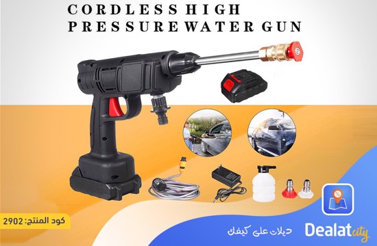 Cordless High Pressure Washer Spray Water Gun Car Washing Cleaning