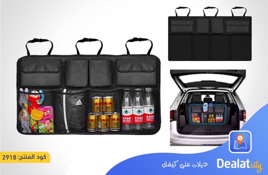Multifunctional Car Back Seat Storage Organiser Bag, Dealatcity