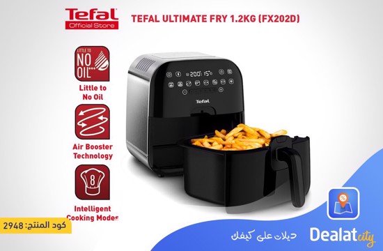 Tefal Ultimate Fry Digital Display 1.2kg Oil-less Fryer - DealatCity Store
