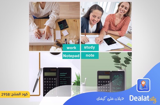 Calculator Writing board combines a calculator with LCD writing board - DealatCity Store