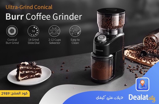 Conical Burr Coffee Grinder Automatic - DealatCity Store