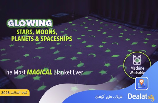 Magic Glow In The Dark Blanket - DealatCity Store