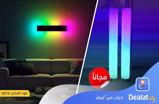 Modern RGB LED Wall lamp Remote Control - DealatCity Store	
