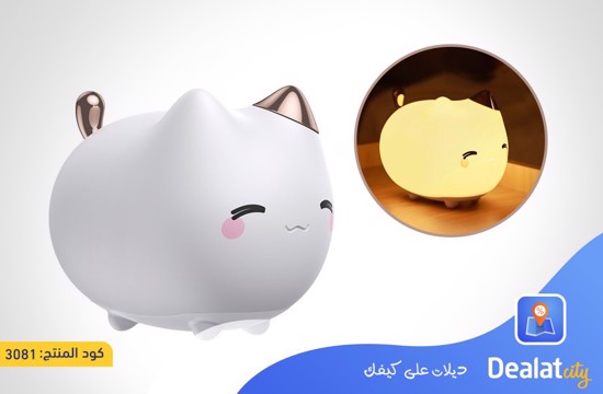 Baseus Cute series kitty silicone night light - DealatCity Store