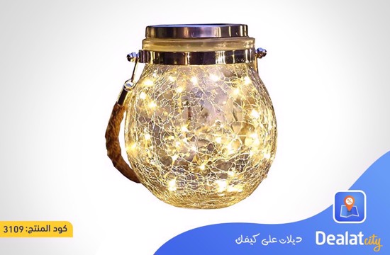 LED Solar Mason Jar Fairy String Lights - DealatCity Store