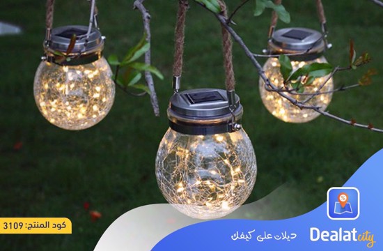 LED Solar Mason Jar Fairy String Lights - DealatCity Store