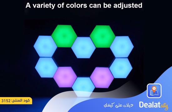 Honeycomb Quantum Hexagonal LED Creative Wall lamps - DealatCity Store