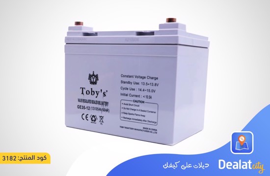 Toby's BTY-35A Rechargeable Battery 35000mah Power - DealatCity Store