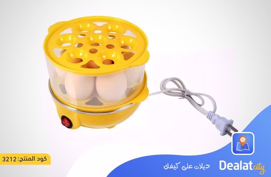 Egg Cooker 350W Double-Layer Electric Eggs Boiler Cooker - DealatCity Store