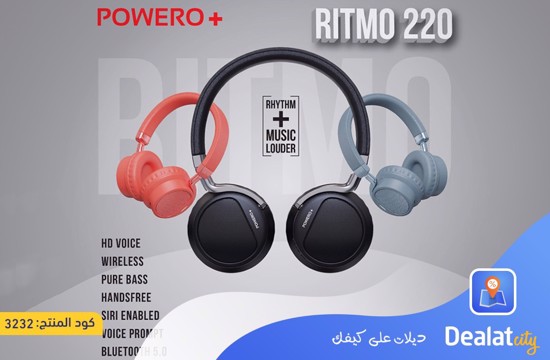 RITMO 220 WIRELESS BLUETOOTH OVER-EAR HEADPHONE - DealatCity Store