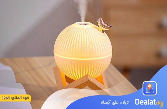 330 ml USB Cool Mist Maker Air Humidifier With Warm LED Lamp Mini Aroma Diffuser - DealatCity Store