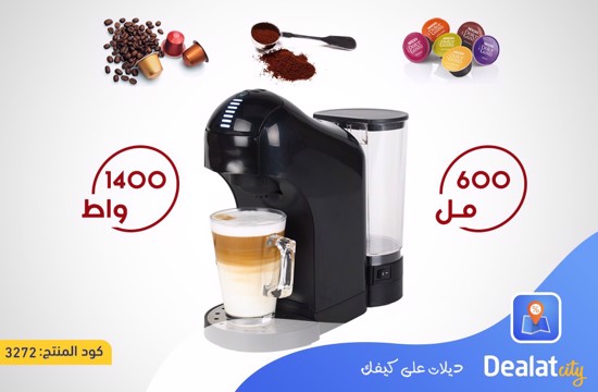1400W 3 in 1 Multi Capsule Coffee Maker 600ml - DealatCity Store
