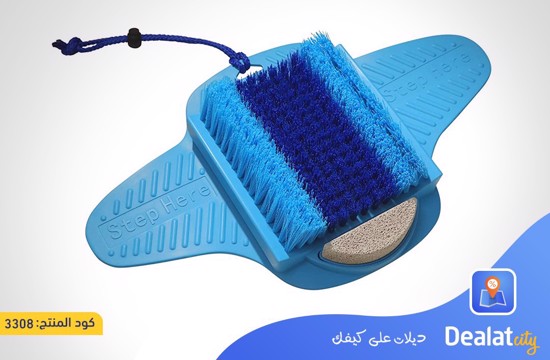 Exfoliating Shower Foot Scrubber with Sole Suction Cups, Slipper for  Exfoliating and Cleaning – Rayane's Beautiful Homes