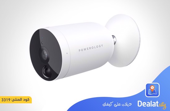 Powerology WiFi Smart Outdoor Wireless Camera Built-In Rechargeable Battery - DealatCity Store