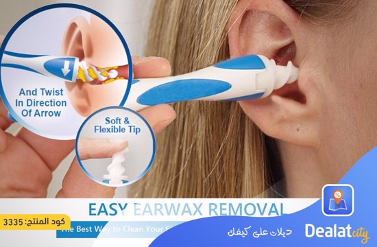 SMART SWAB Spiral Ear Cleaner Safe Ear Wax Removal Kit - DealatCity Store