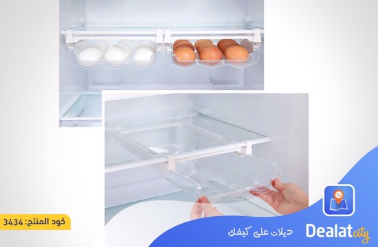 Adjustable Kitchen Egg Organizer Storage Rack - dealatcity store