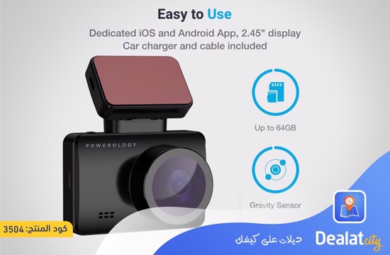 Powerology Dash Camera Pro - dealatcity store
