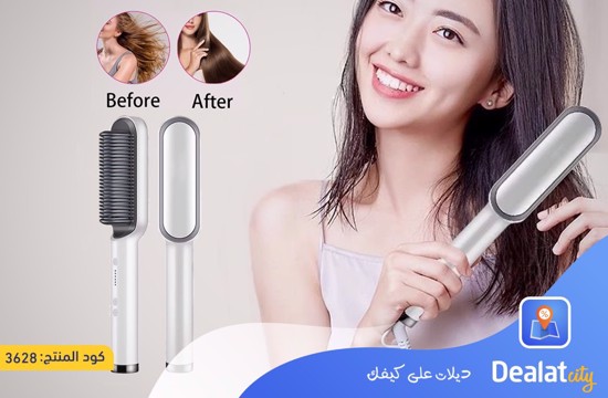 2-in-1 Electric Hair Straightener Comb - dealatcity store