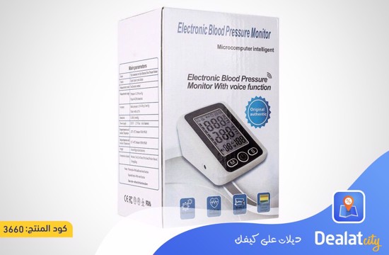 Electronic Blood Pressure Monitor With Voice Function - dealatcity store