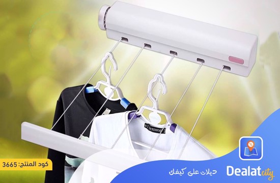 Clothes 4-Line Rack Wall Clothing Hanger - dealatcity store