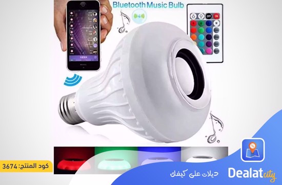 LED Multicolor Light Bulb with Bluetooth Speaker - dealatcity store