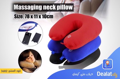 Vibrating Neck Massage Travel Pillow - dealatcity store
