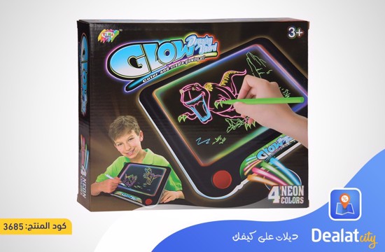 Glow in the Dark Drawing Board with Light - dealatcity store