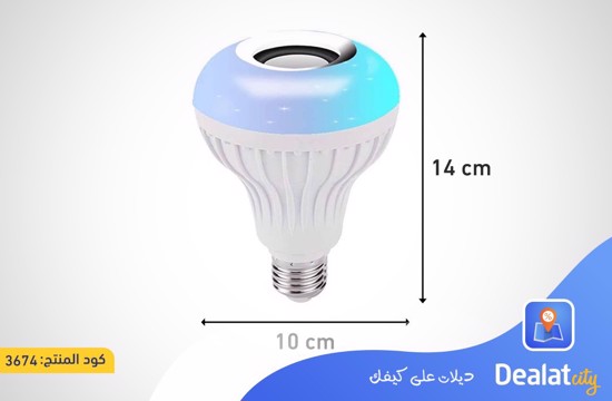 LED Multicolor Light Bulb with Bluetooth Speaker - dealatcity store	