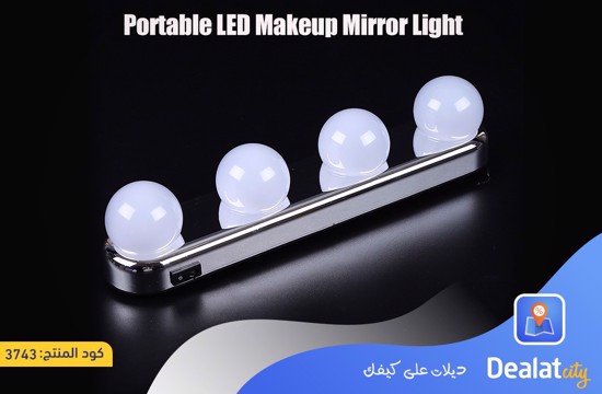 Make Up Light Four LED Bulb Lamp - dealatcity store