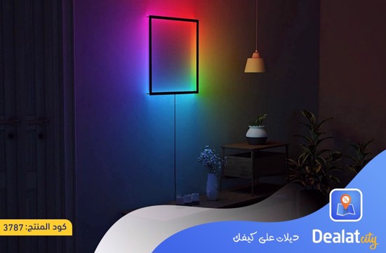 Modern RGB Cube Frame Light Wall Lamp - dealatcity store