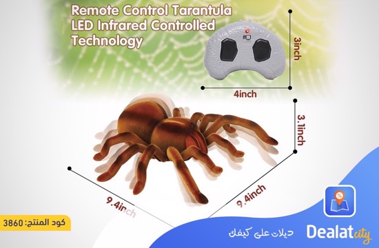 Remote Control Spider Realistic Wireless RC Tarantula - dealatcity store