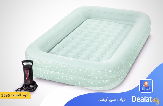 Intex Kids Travel Air Mattress Inflatable Bed - dealatcity store	