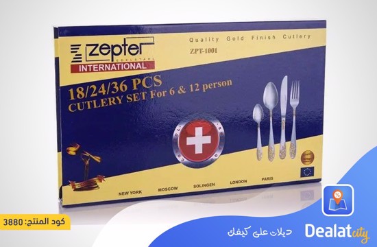 ZEPTER 24 Pieces Cutlery Set - dealatcity store