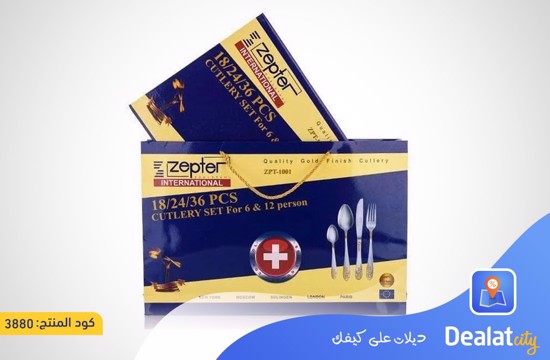 ZEPTER 24 Pieces Cutlery Set - dealatcity store