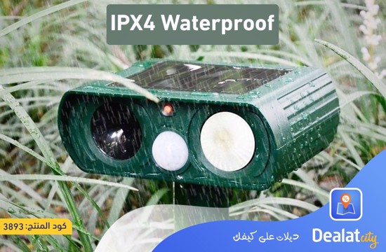 Ultrasonic Solar Powered Animal Repellent Waterproof Outdoor Dog Cat Bird  Animal & Pest Control | Dealatcity | Great Offers, Deals up to 70% in kuwait