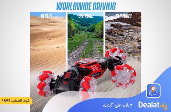 RC Stunt Car 4WD Watch Gesture Sensor Control Deformable Electric Car - dealatcity store