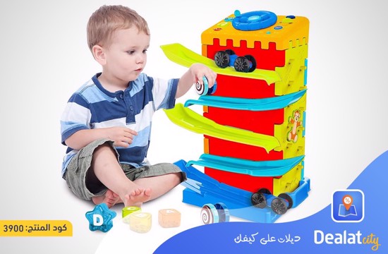 5-in-1 Activity Cube Toys Race Car Ramp Track - dealatcity store